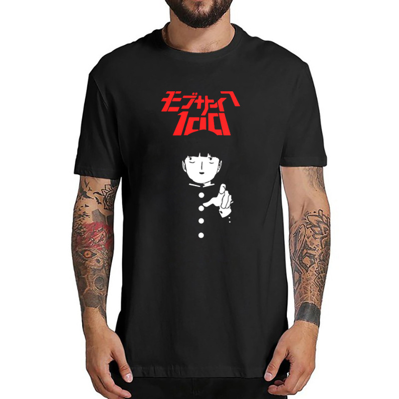 夏季2020外贸新品热卖 灵能百分百 mob psycho 100 修身显瘦t恤