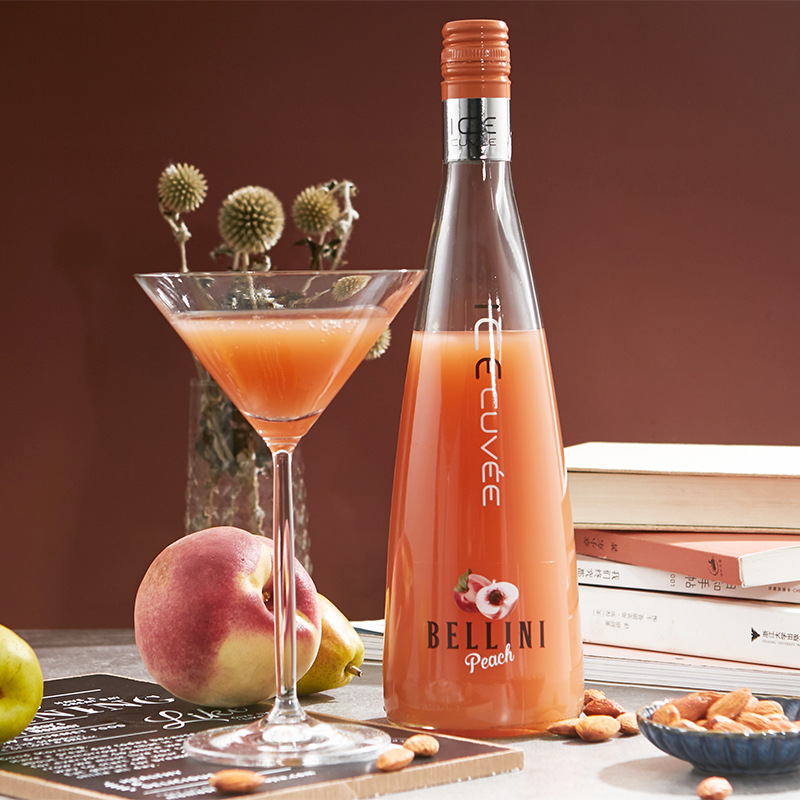 德国进口 bellini贝利尼冰沛桃子酒 微醺果酒起泡酒 低度甜酒