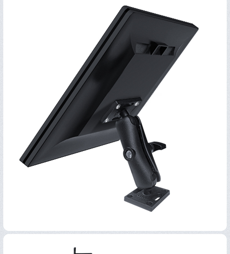 工厂现货vesa显示器固定座 工业平板铝合金农机支架 工业电脑支架