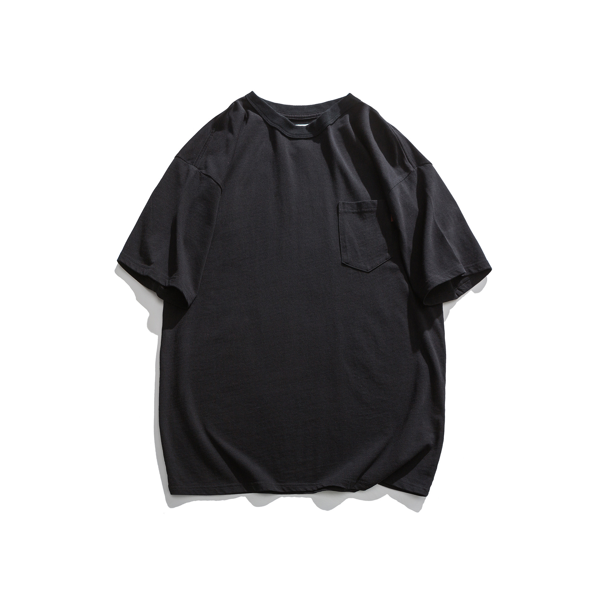 赤孤男装|2020夏季新款oversize纯色基础宽松男式百搭t恤 带口袋