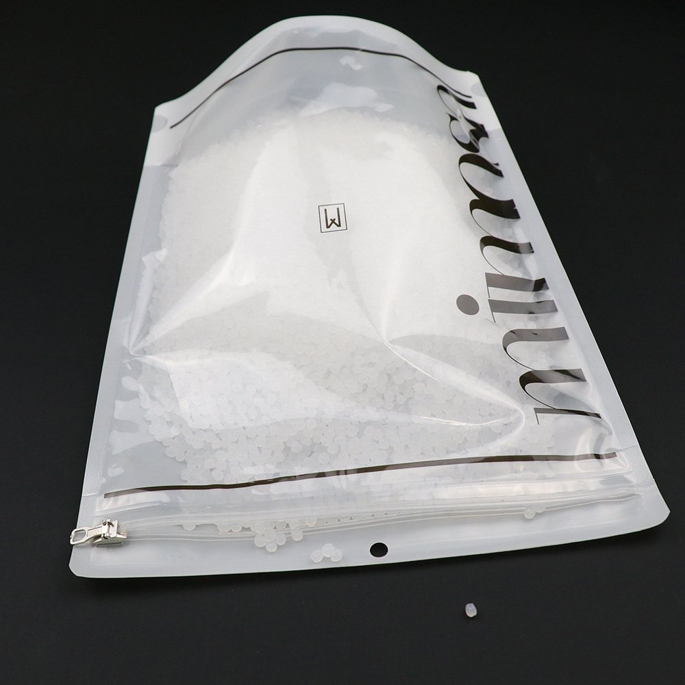 透明塑料包装袋自立自封袋内裤包装袋内衣包装袋白色塑料袋拉链袋