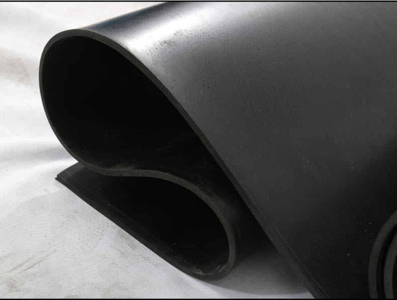 阻燃橡胶板厂家胶皮 黑色橡胶板离火自熄 高温阻燃橡胶板非标定制