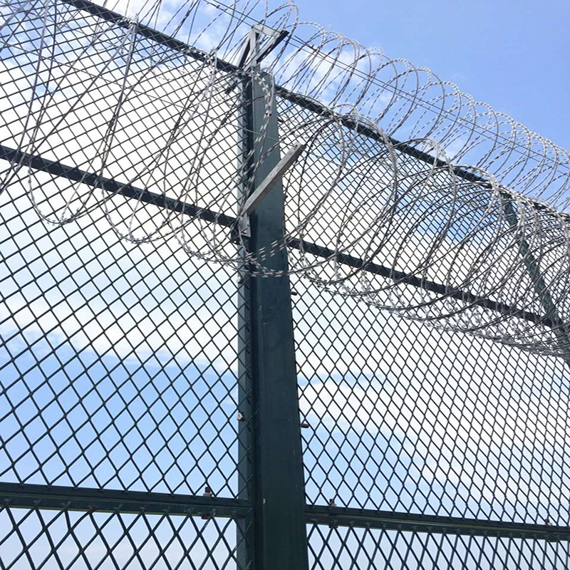 飞机场护栏 桃型柱机场围栏支持定制量大优惠