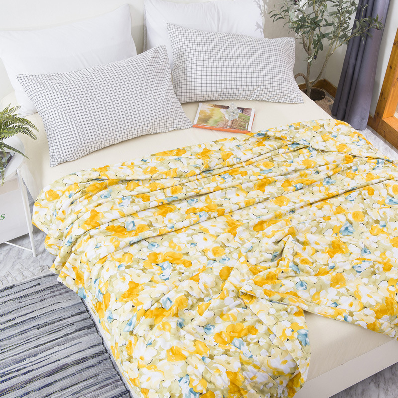 苏香绸绵绸韩香绸人造棉薄被子可水洗舒香绸单人双人空调被夏凉被