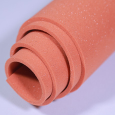 厂家专供大力棉110密度橘色活性炭大力棉 鞋垫专用 尺寸可定制