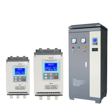 在线式软启动器75kw无需连接交流旁路接触器内置起动电机软启动柜