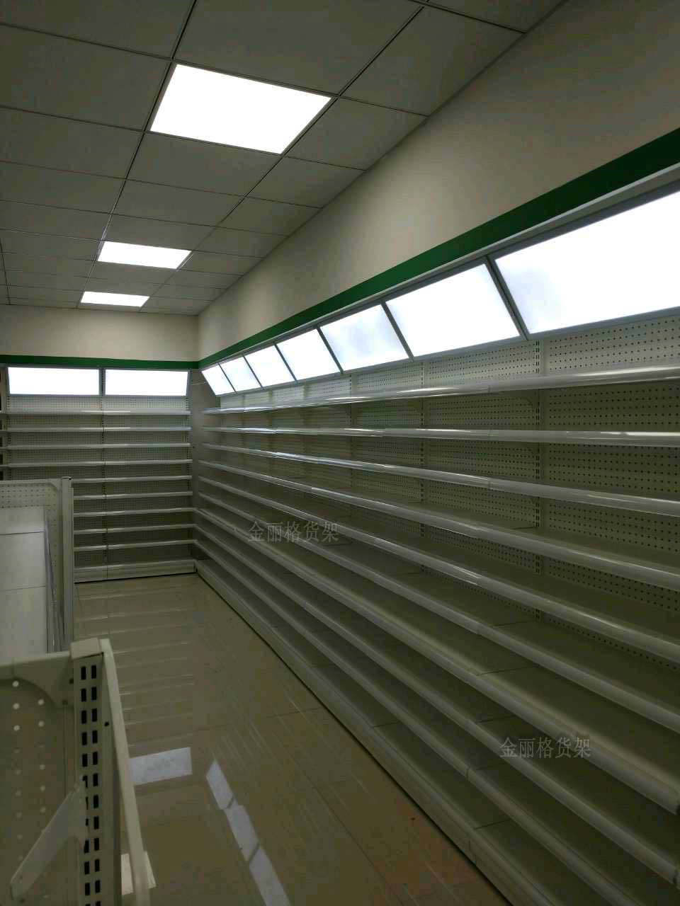 新款药店便利店零食单面双面货架led灯箱母婴大药房宝龙处方中岛