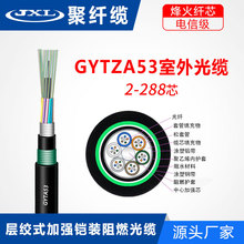 GYTZA53光缆48芯铠装单模光缆GYTZA53-48B1 阻燃地埋光缆长飞纤芯