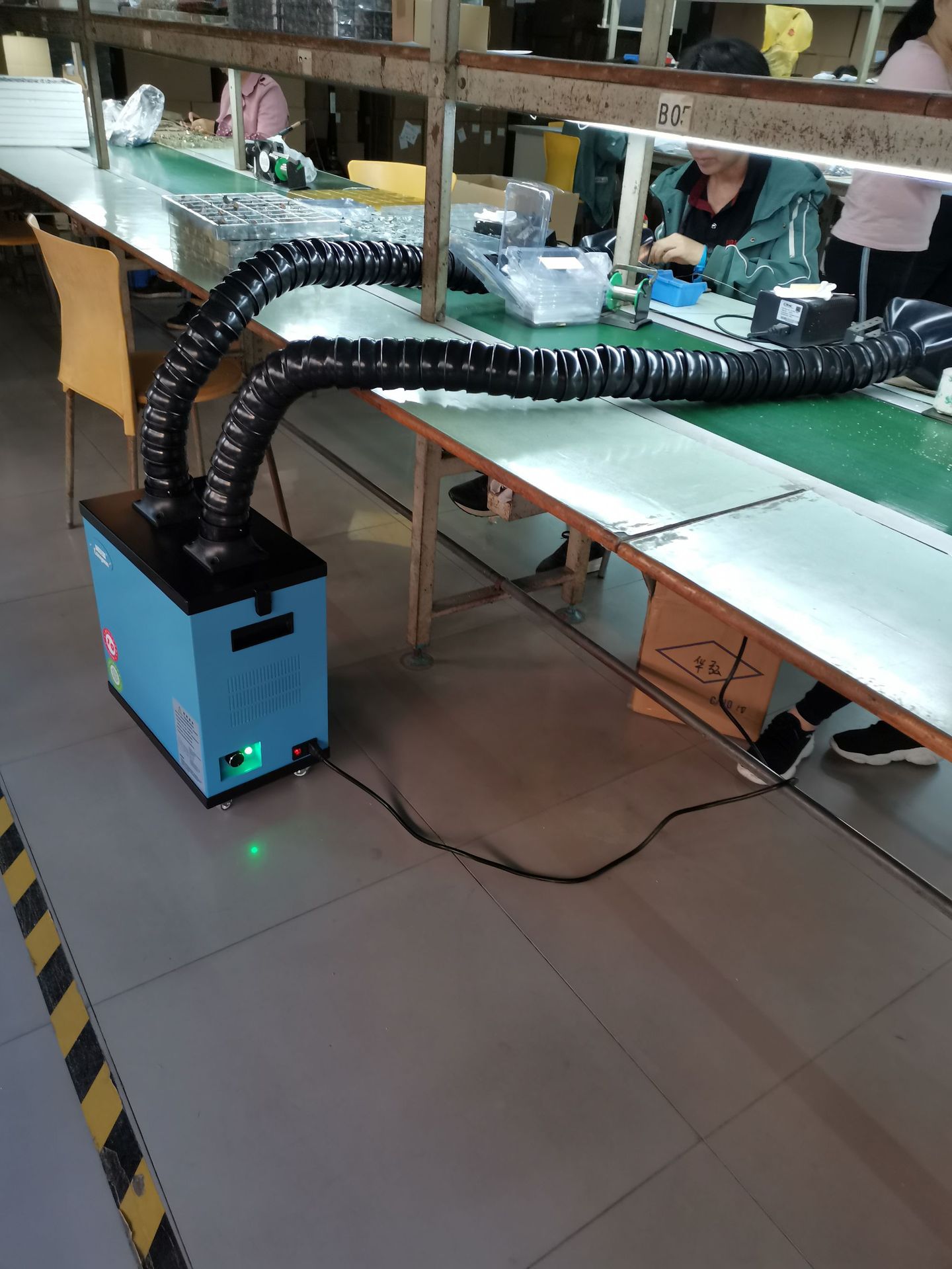 焊锡吸烟机流水线焊接排烟仪工厂点焊抽烟器电烙铁焊锡烟尘除烟器