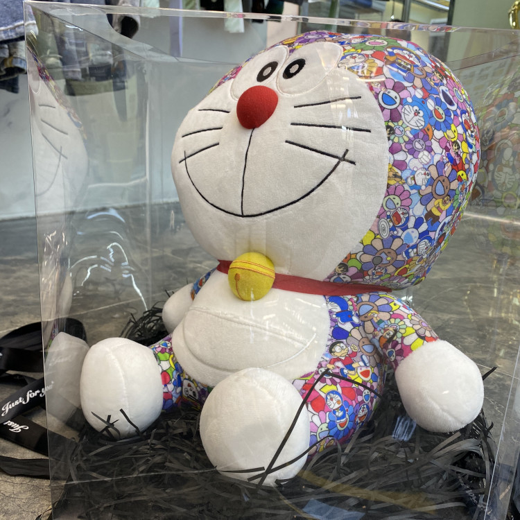 潮牌圣诞礼物村上隆哆啦a梦叮当猫玩偶公仔明星同款-阿里巴巴