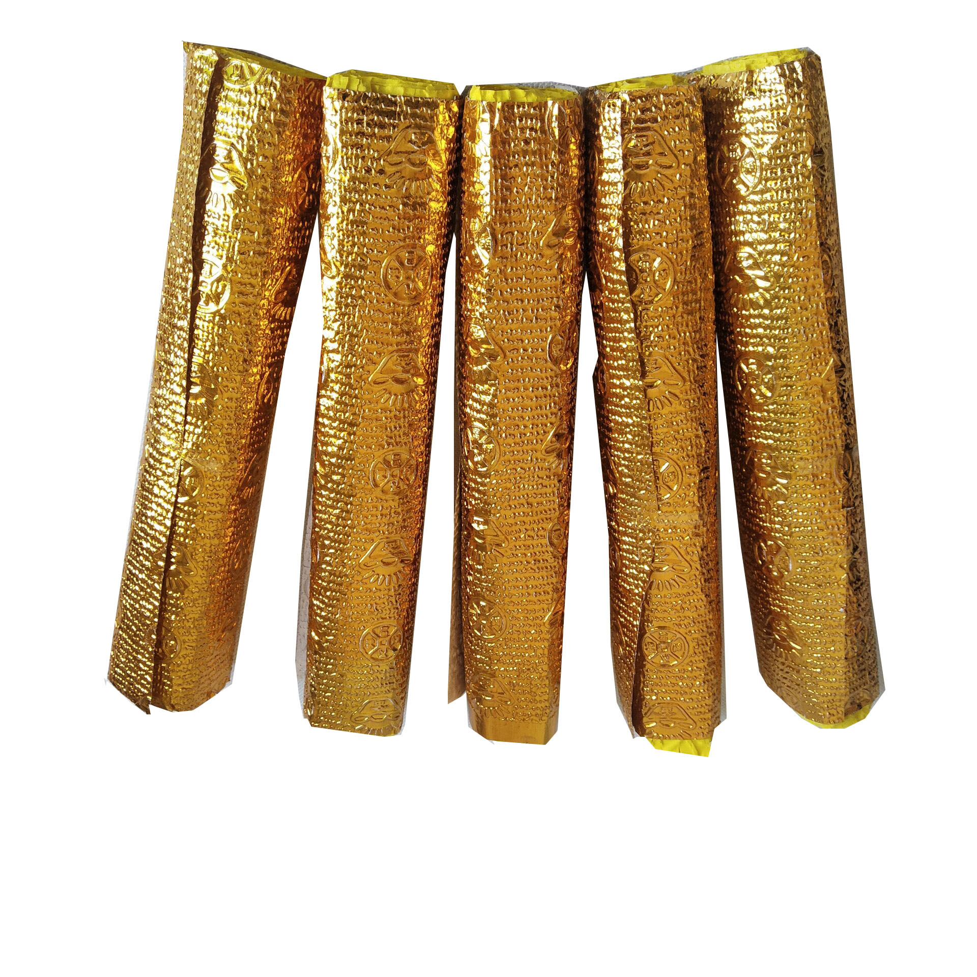 工厂批发黄纸泡纸花烫金泡纸祭祖拜神烧纸祭祀上坟祭祀用品路路通