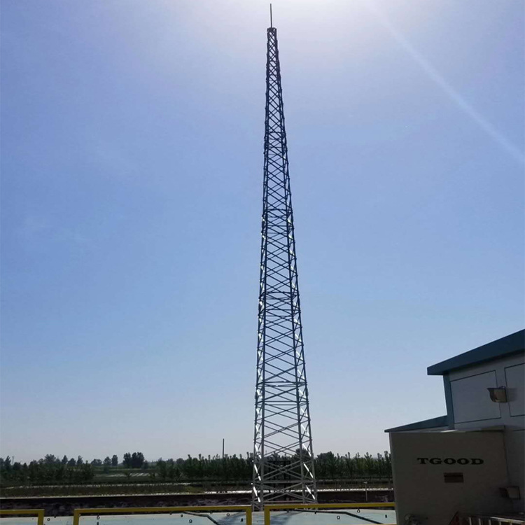 厂家制造四柱角钢避雷塔 三柱圆钢避雷针塔 钢管杆避雷塔避雷针塔