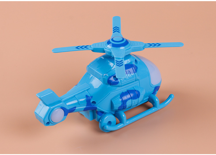 儿童电动飞机玩具 万向轮发光武装直升机模型 地摊热卖男孩玩具车