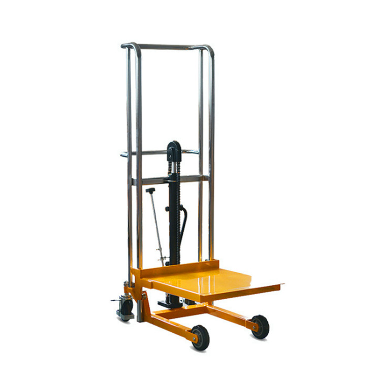 升降平台车手动液压升降机1吨固定升降台移动小型电动平板车定做