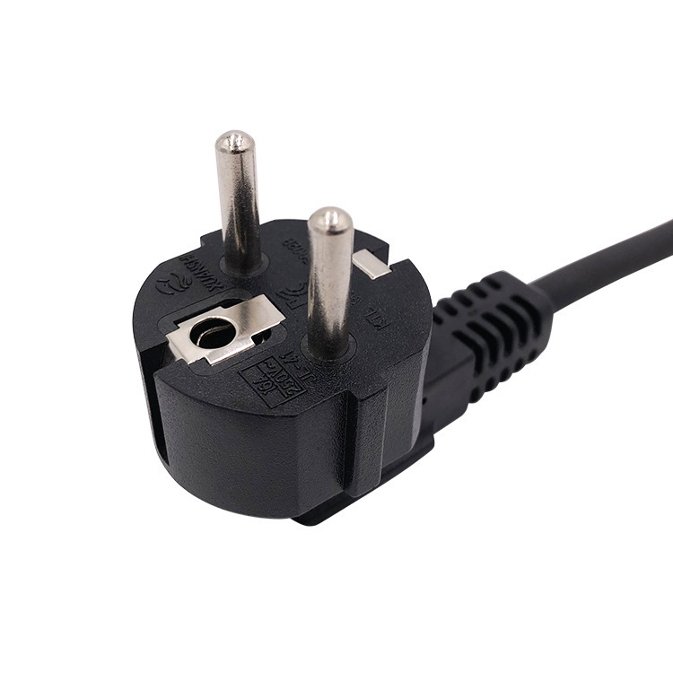 新款韩式韩规ktl认证电源线 16a两芯韩国插头h05rn-f3*1.5mm