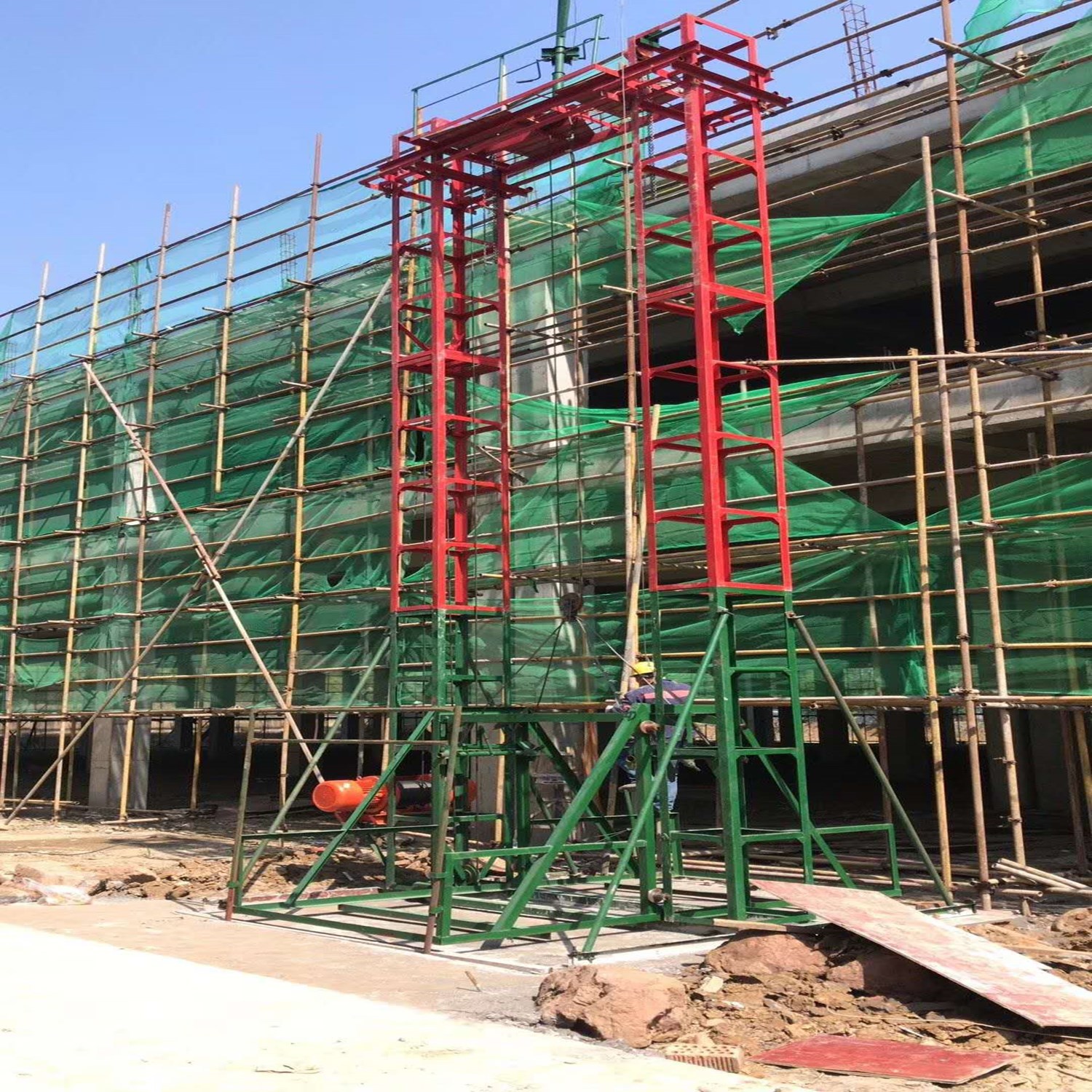 龙门架 井架物料提升机 井字架限位保险装置 物料提升机 价格优惠