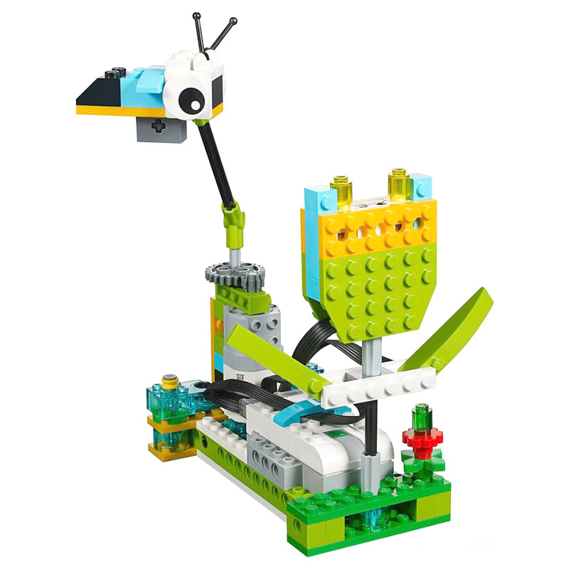 兼容乐高 wedo2.0 可编程机器人拼装教具中小学生电动积木45300