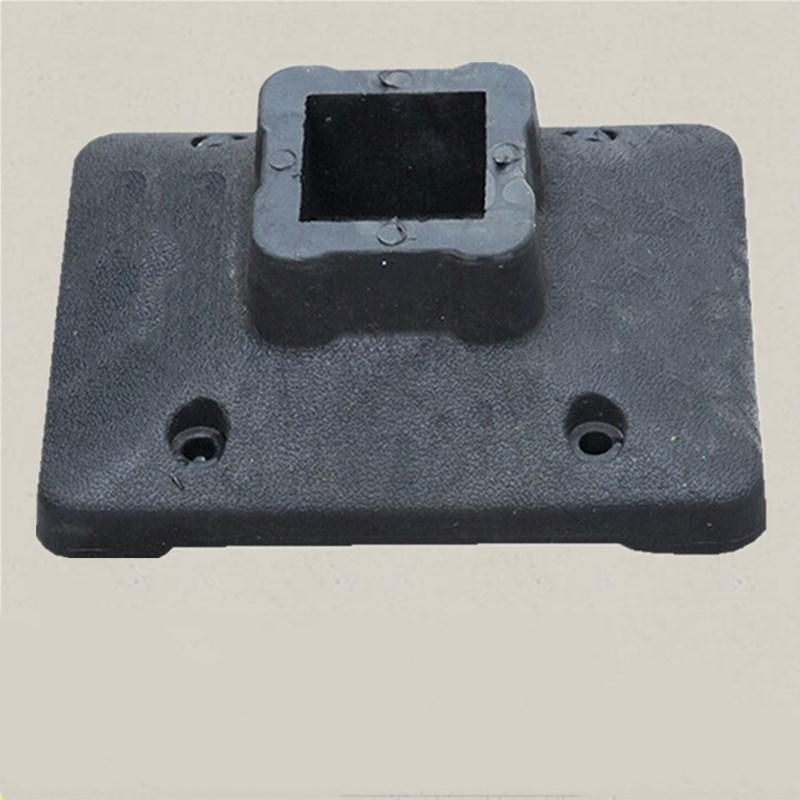 护栏底座橡胶材料护栏墩护栏脚交通护栏底座复合护栏底座道路地墩