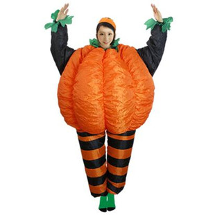 新南瓜充气服年会狂欢节派对膨胀服成人角色扮演聚会用品拍照道具