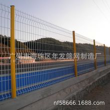 1.8*3m绿色护栏网 带框架简易隔离防护栏 公路临时隔离防护围栏