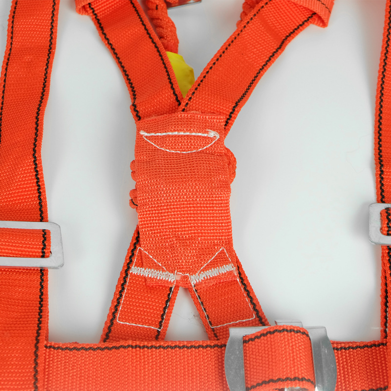 三点式建筑工地单大钩安全带高空作业保险带安全绳国标双背安全带