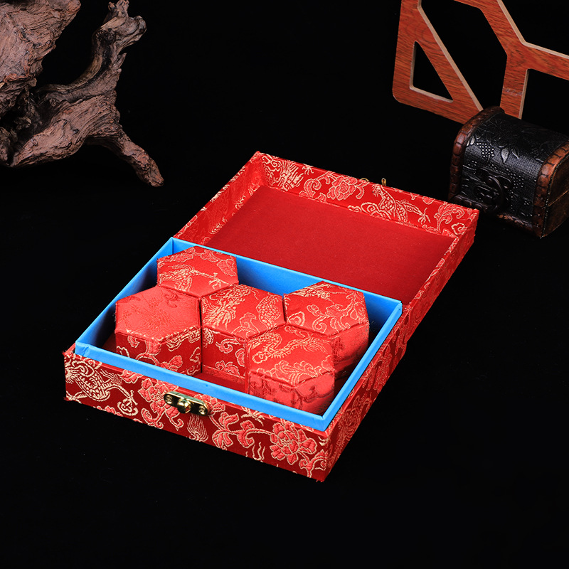 厂家直销批发 锦盒六角包装盒 现货批发直销 包装厂家茶叶