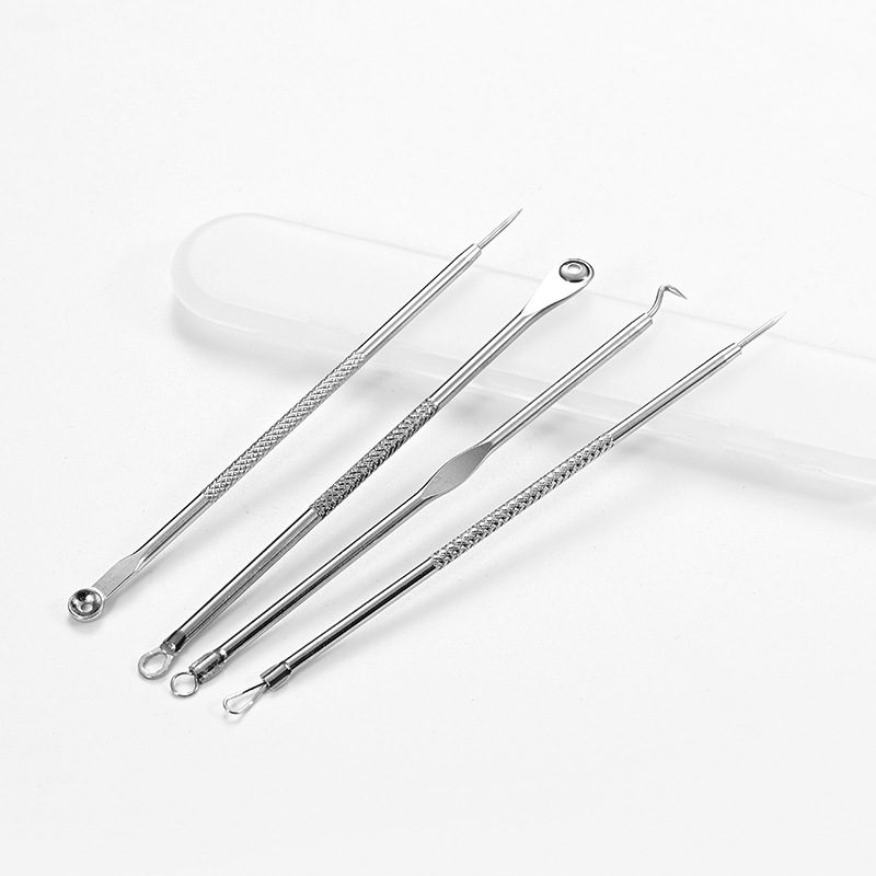 Stainless Steel Acne Needle 7-Piece Set Acne Removing Blackhead Angle Bolt Acne Pop Pimples Beauty Care Acne Needle Set