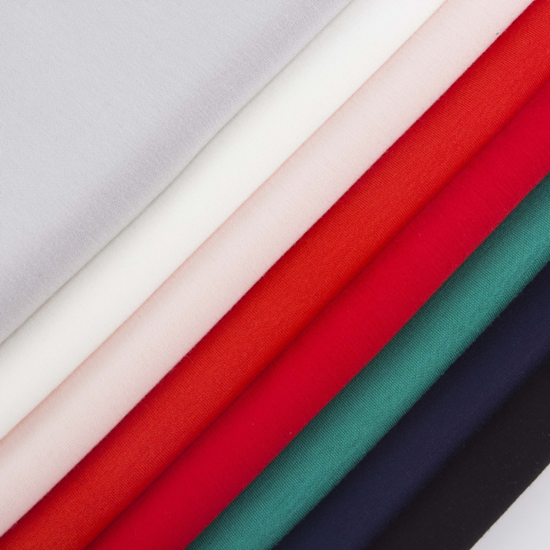 30s人棉空气层面料 纬编染色针织面料 秋冬季裤装运动服时装面料