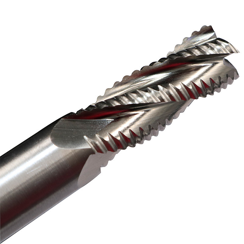 日本stk粗皮玉米波刃刀 4刃加硬直柄高速钢粗皮立铣刀 开粗铣刀