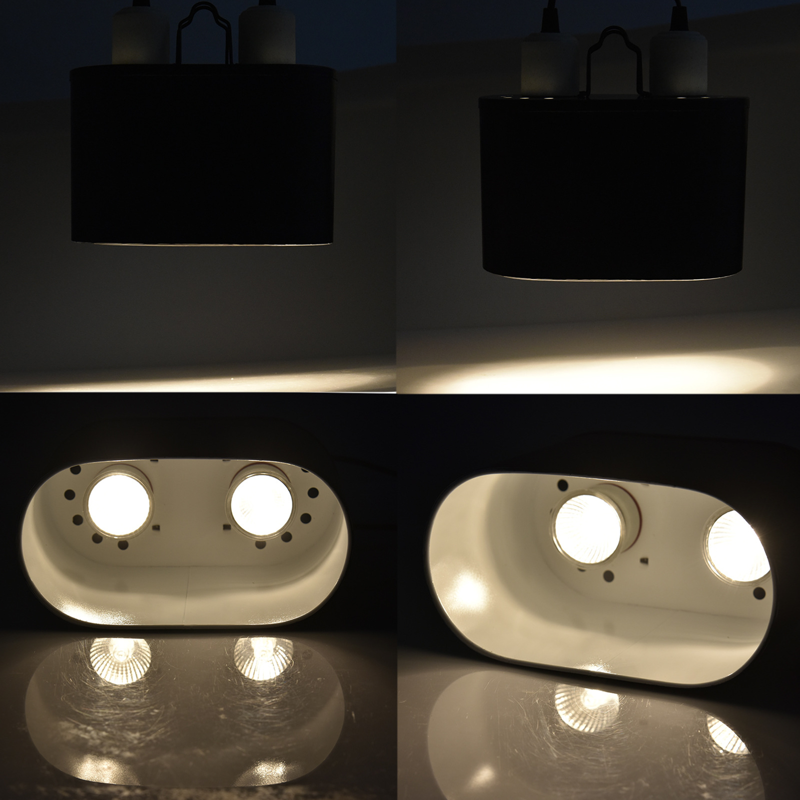 爬行动物灯双灯罩 uvb爬行动物加热灯套件组合乌龟蜥蜴灯爬虫灯罩