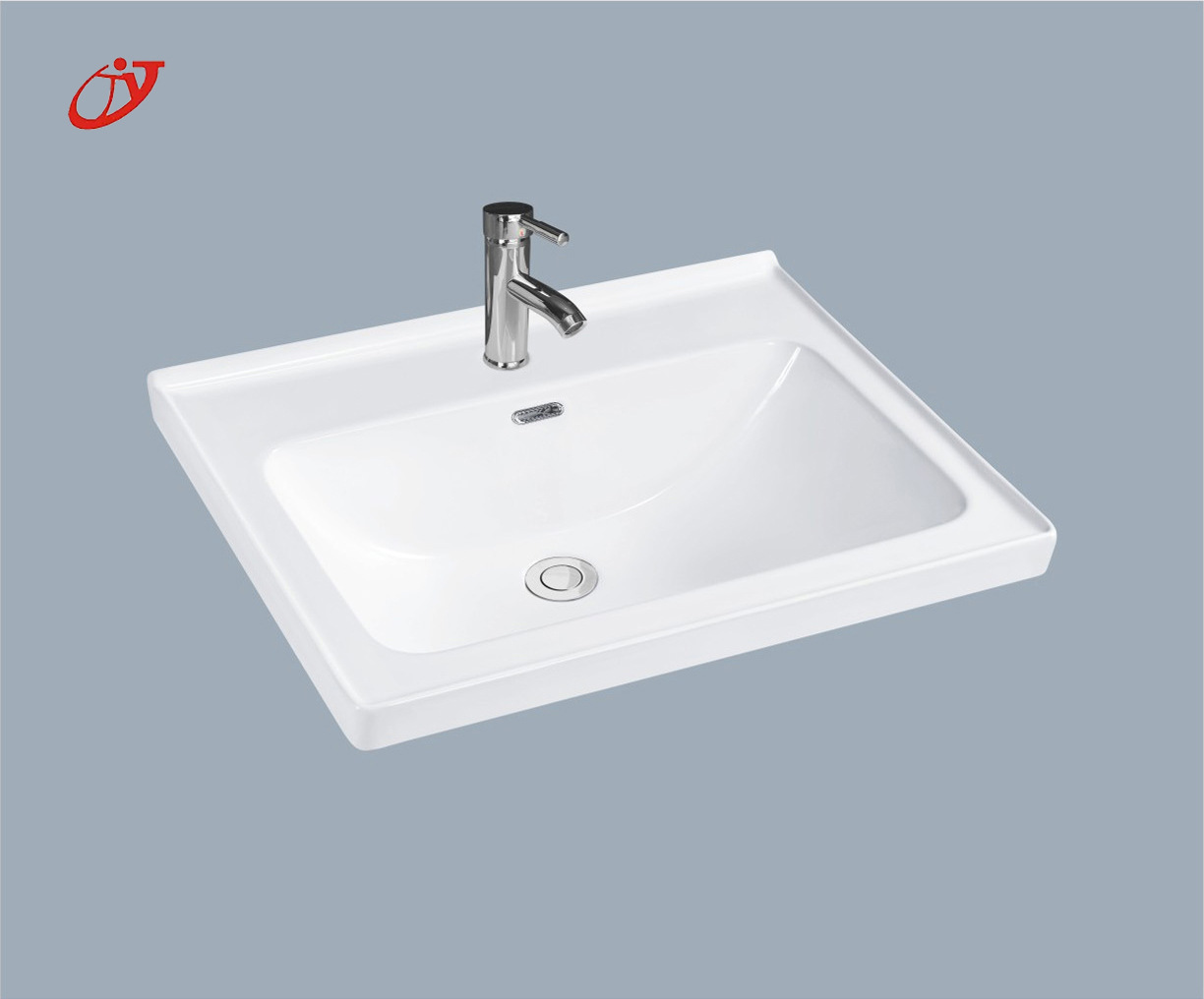 现代家用陶瓷浴室柜盆卫生间一体台上洗脸洗手盆酒店工程批发