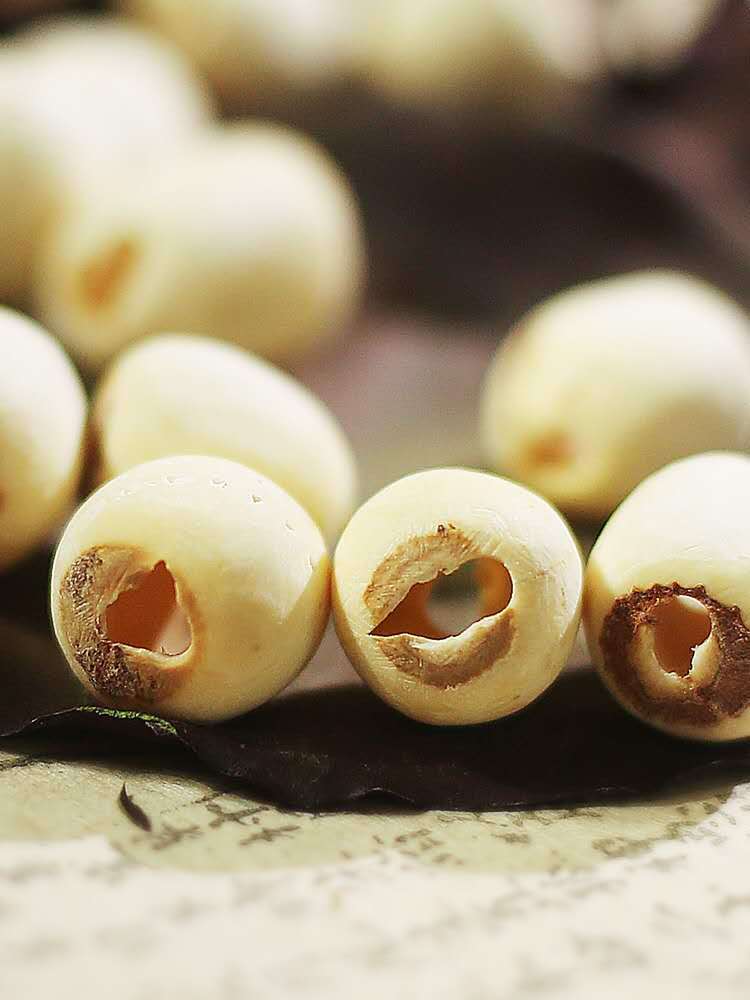 莲子 去芯水洗莲节边红白莲子磨皮通心莲 江西福建源产地直销批发