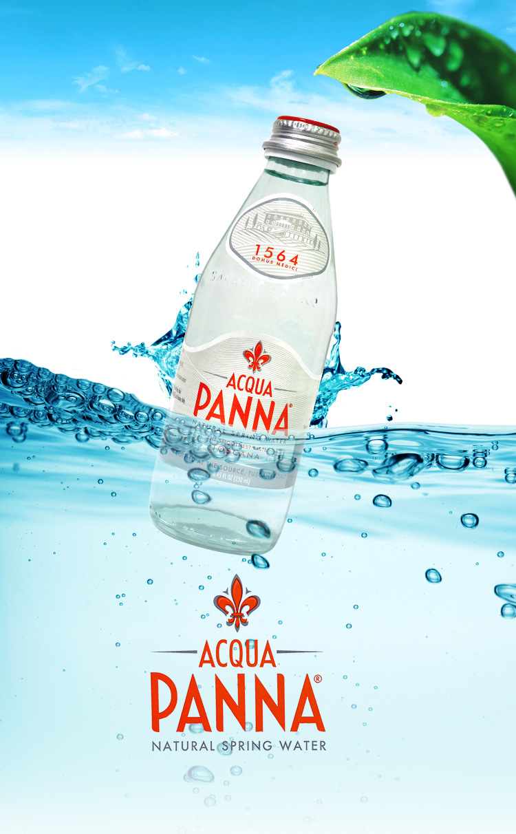 panna 普娜矿泉水250ml *24瓶 进口矿泉水正品批发意大利进口新货
