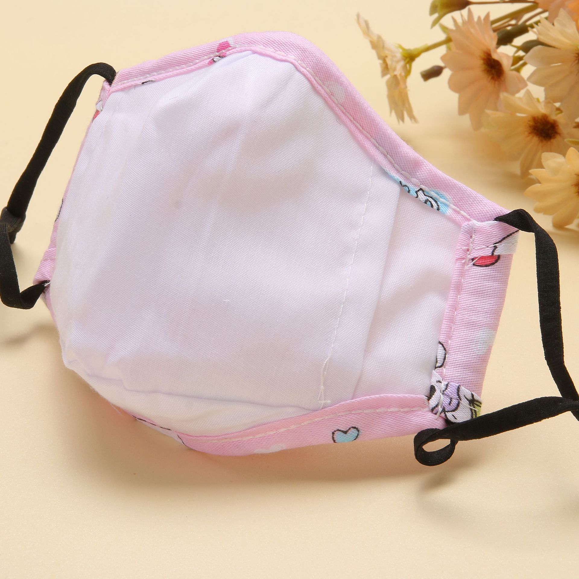 儿童纯棉口罩女pm2.5防尘防雾霾透气卡通宝宝男童小孩棉布可水洗