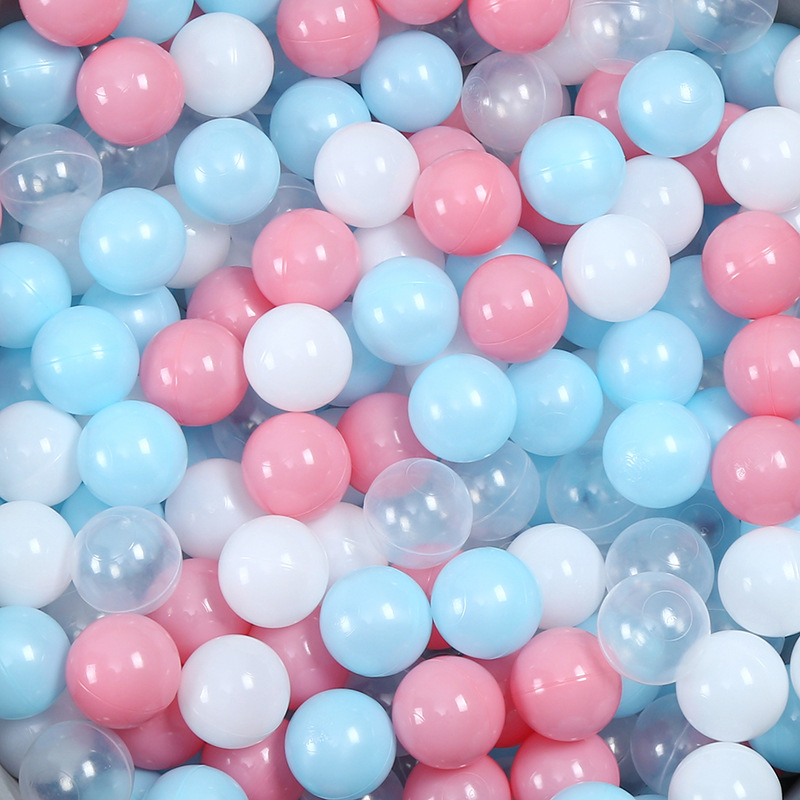 儿童马卡龙海洋球婴儿彩色球球无毒无味玩具室内宝宝球池围栏波波