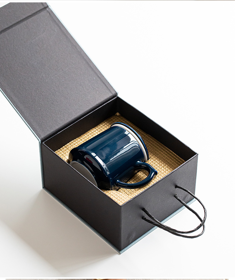 高档礼盒马克杯快客杯茶具包装设计可定制logo