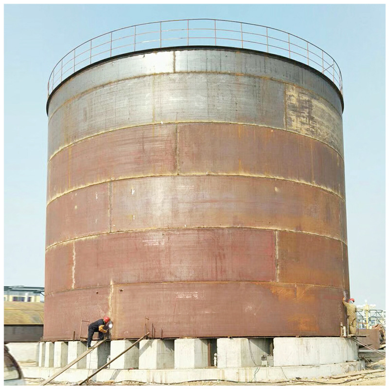 【大地安装】1500立方浓硫酸储罐化工碳钢储罐