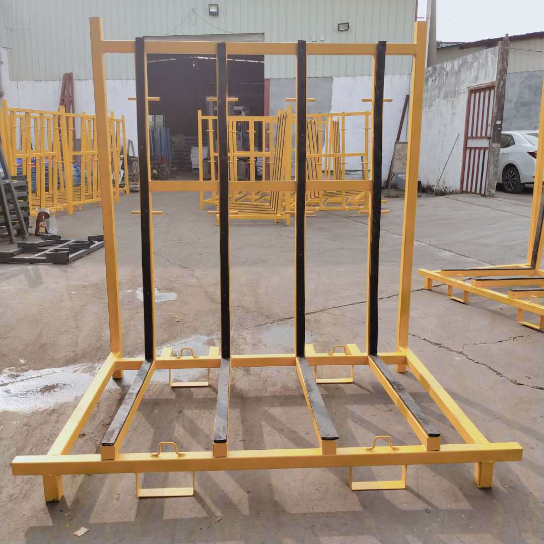 玻璃运输架 固定式钢制玻璃货架板材 l型运输架 堆垛货架 周转架