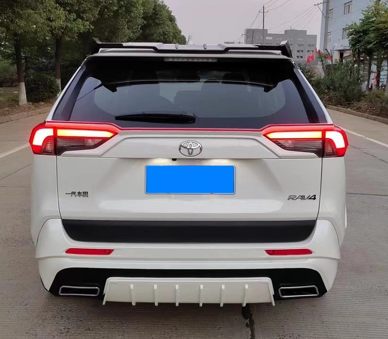 适用于2020款丰田rav4 荣放 改装雷克萨斯大包围前杠中网后杠尾嘴