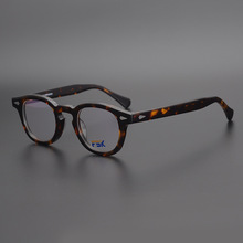 新款复古眼镜架男近视眼镜板材成品圆框女眼镜架可配防蓝光眼镜框