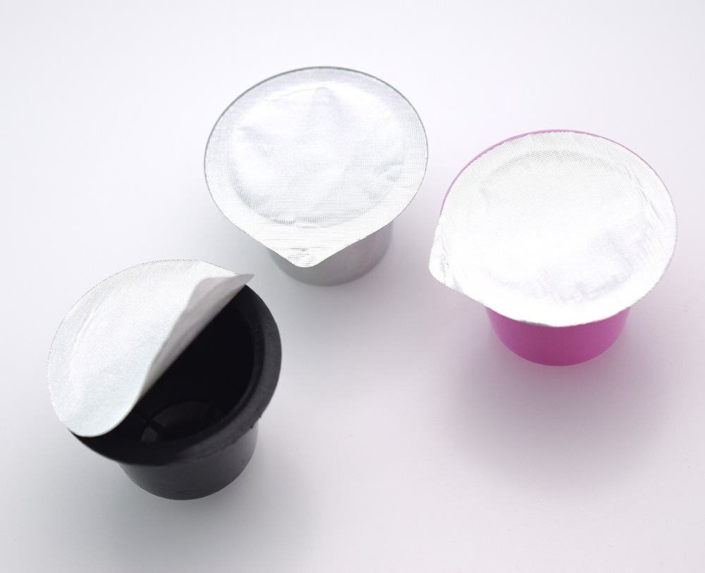 一次性咖啡粉铝箔杯膜咖啡胶囊杯封口膜咖啡胶囊密封膜自粘