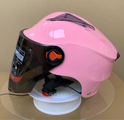 新款夏季防晒电动车头盔通风口清凉可调节头围男女通用安全帽