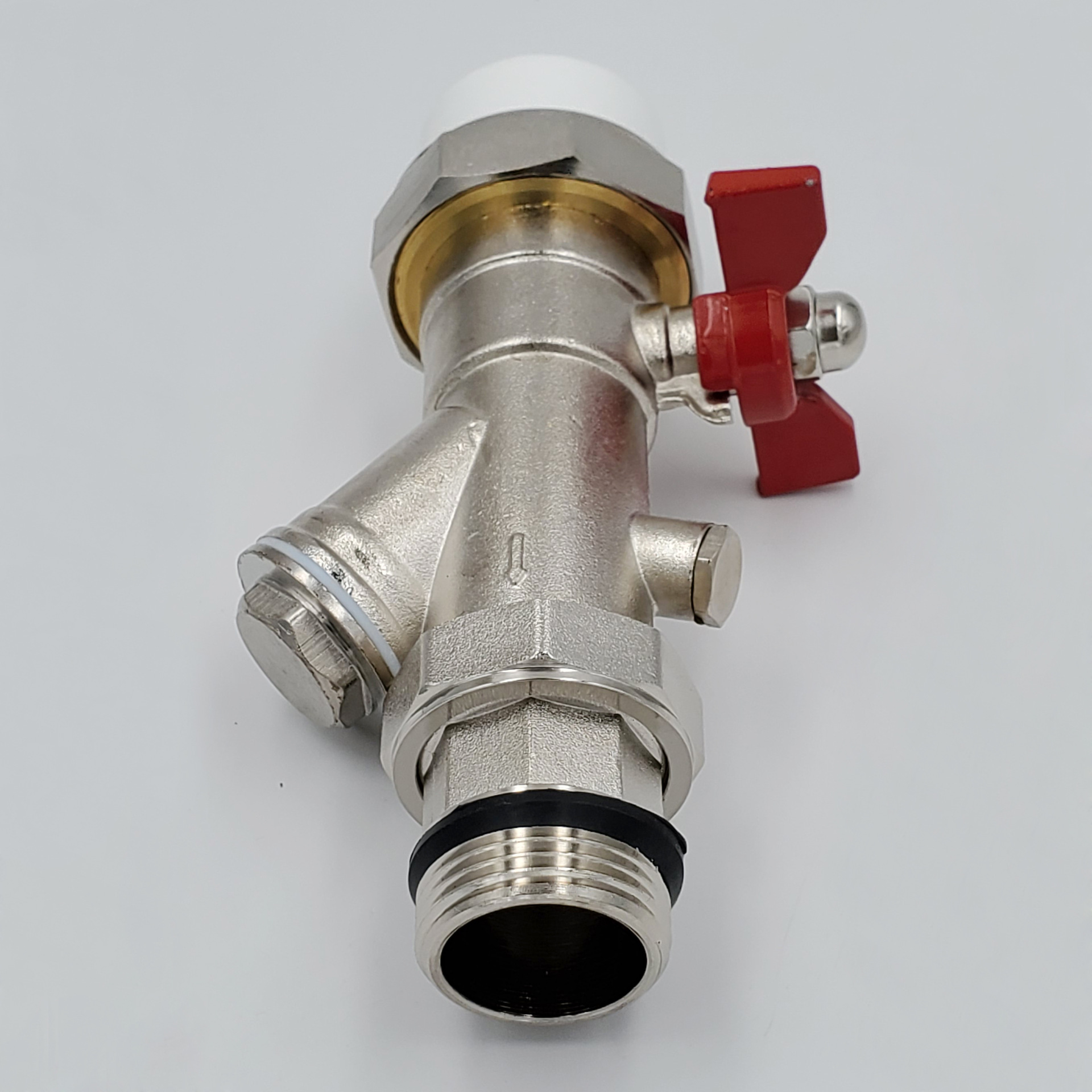 ppr过滤套阀 地暖分水器球阀 双头活接 进回水阀门 长柄碟柄