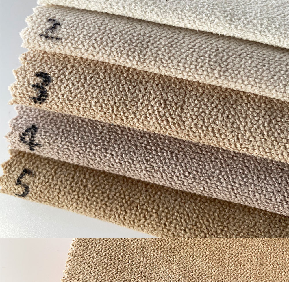 沙发布料 冰雪绒针织纯色雪花绒布 短毛颗粒绒抱枕软包拉毛布料