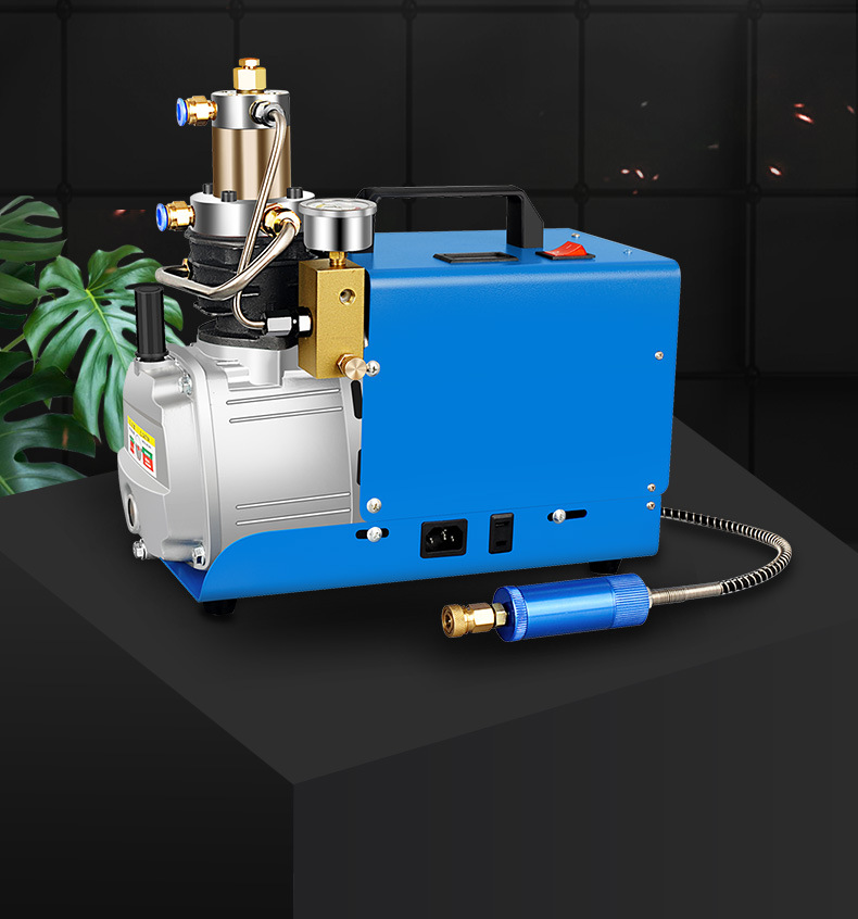 高压充气泵30mpa 高压打气机30mpa 电动高压打气机单缸4500 水冷