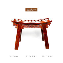 东阳木雕创意款家用浴室实木凳子 中式古典实木矮凳换鞋凳批发