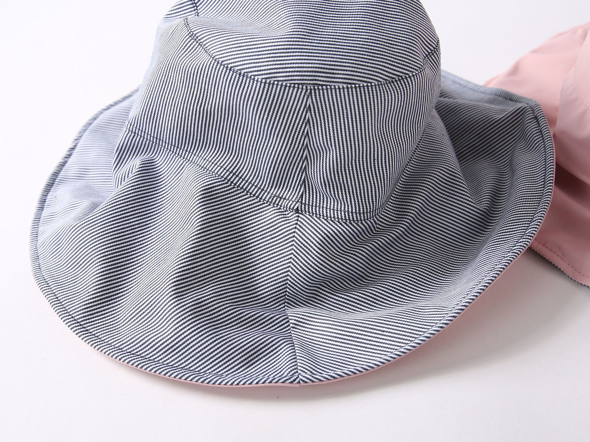 日本uvcut太阳帽子女遮阳帽防晒帽防紫外线双面大s同款渔夫帽日系