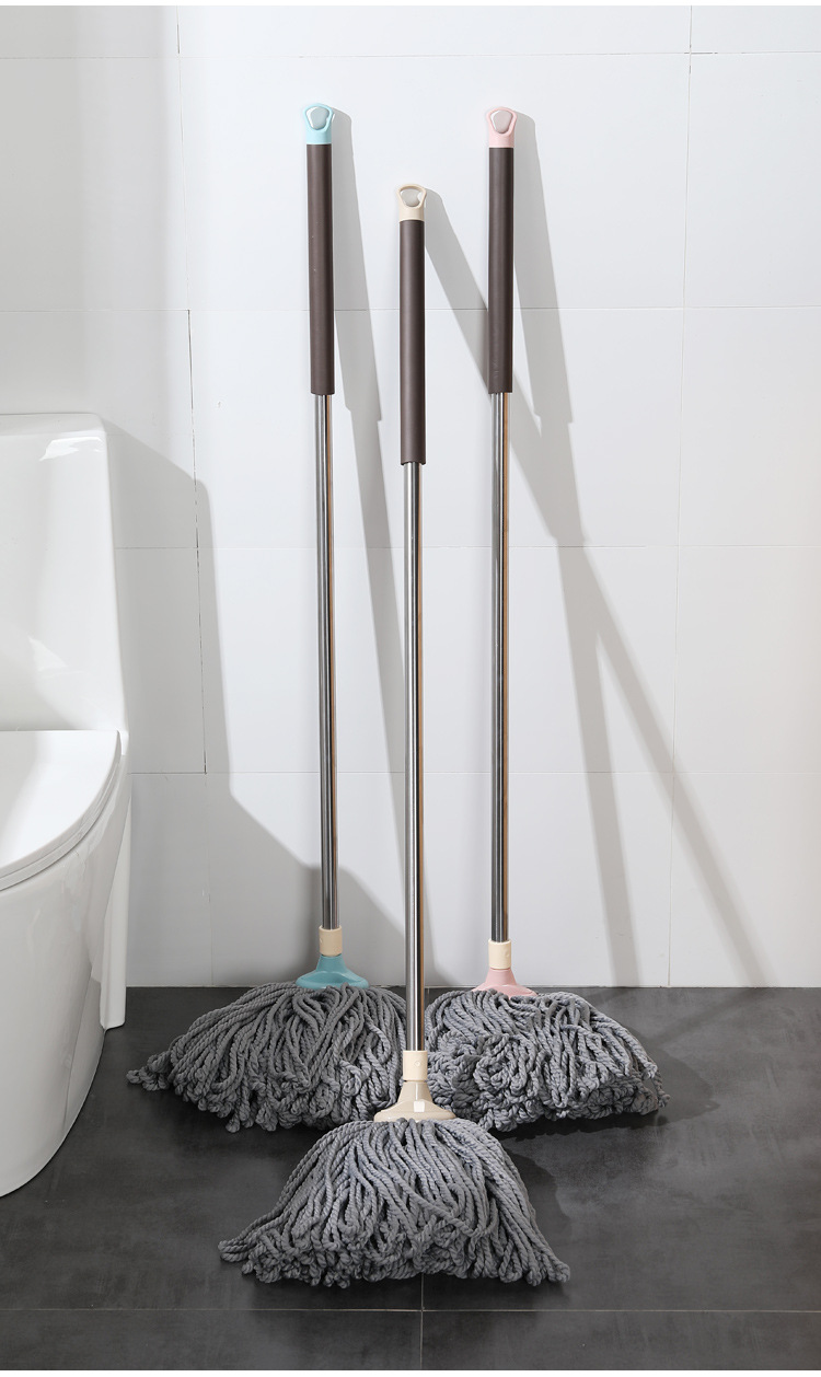 2米胶棉加厚不锈钢柄杆超细纤维拖把思佳厂
