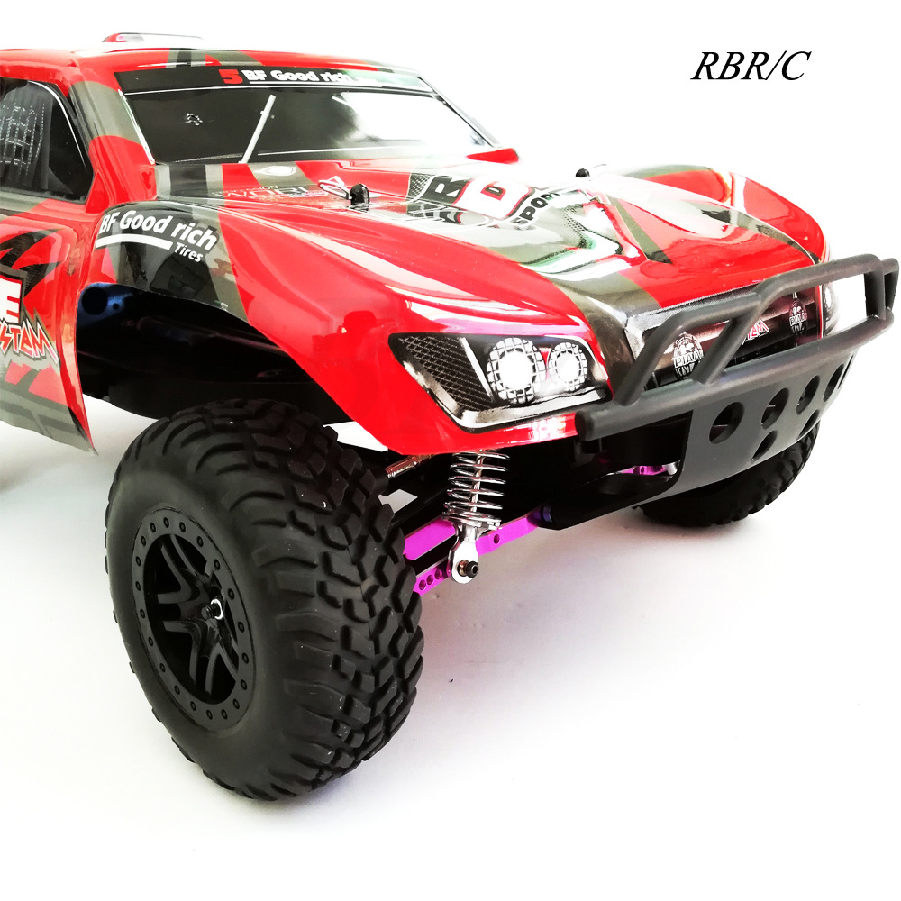 rbr/c 遥控车1:10雷魔短卡全金属液压避震器diy升级改装配件r512