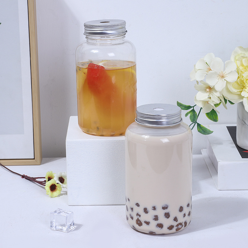 pet网红奶茶瓶耐低温不易碎瓶硬度强瓶口密封不漏水试剂瓶可定制